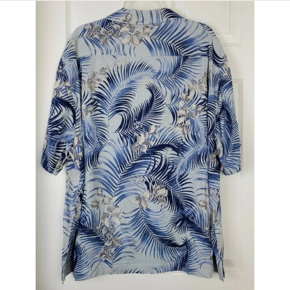 💗Roundtree & tree silk blend tropical shirt big - Picture 2 of 10